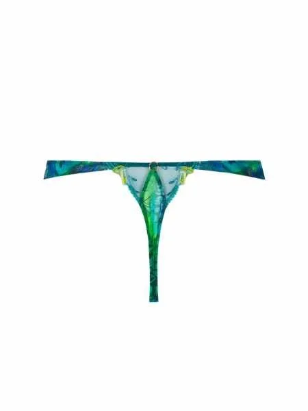 【LISE CHARMEL】新作キモノ★GRACE AQUATIQUE★Deshabille Padded bra Grace Aquatique Lise Charmel couleur Floral Aqua